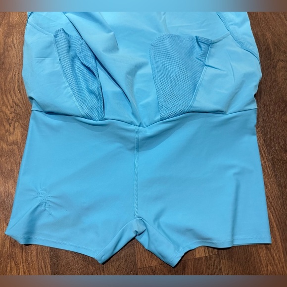 Lands' End Women's Quick Dry Board Skort Swim Skirt Skort Blue Size 6 - Picture 6 of 9